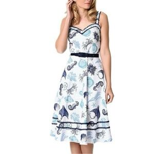 Voodoo vixen, seahorse crab sand dollar Dress size s